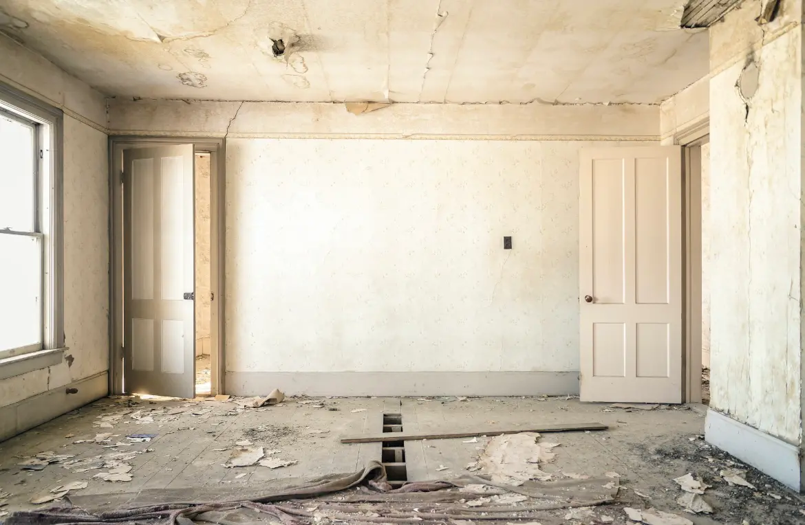 Waste disposal crew managing a cleanout project in Anna